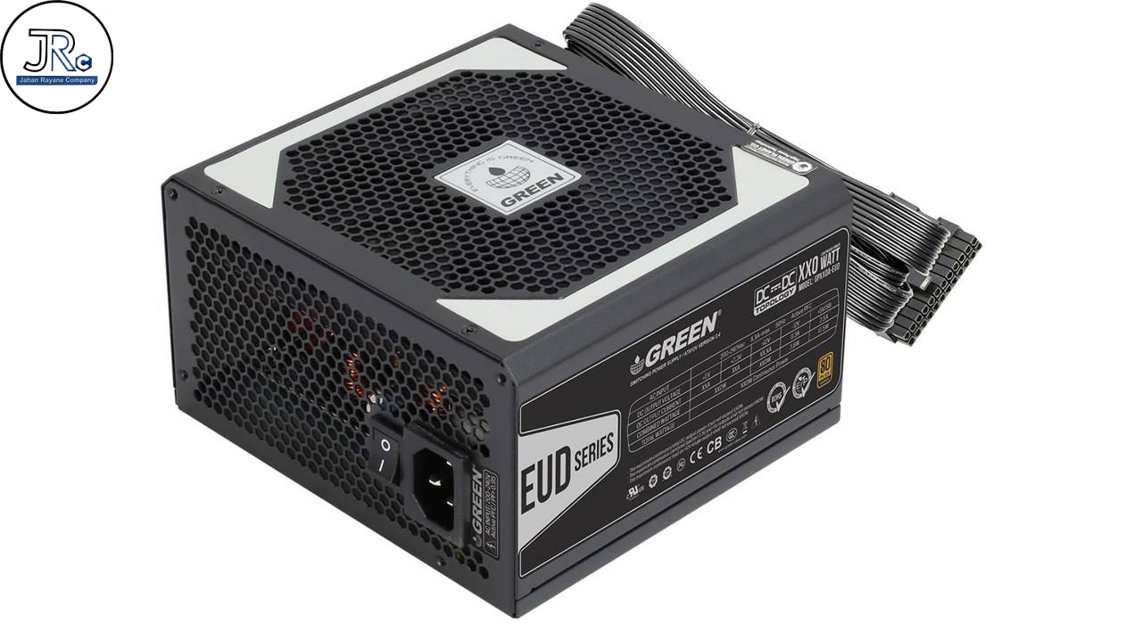 منبع تغذیه کامپیوتر گرین مدل: GP580A-EUD 2 منبع تغذیه، پاور کامپیوتر برند گرین