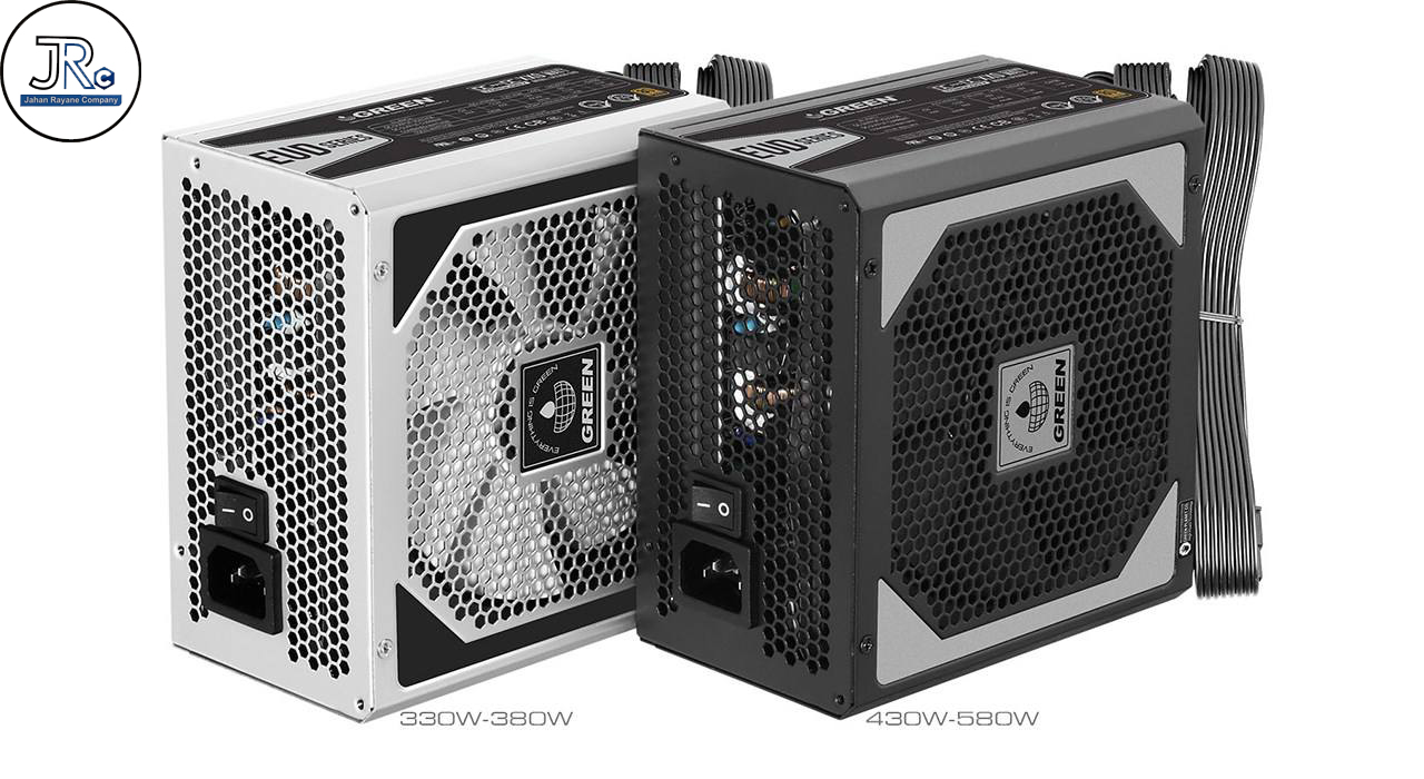 منبع تغذیه کامپیوتر گرین مدل: GP580A-EUD 6 پاور، منبع تغذیه کامپیوتر برند گرین
