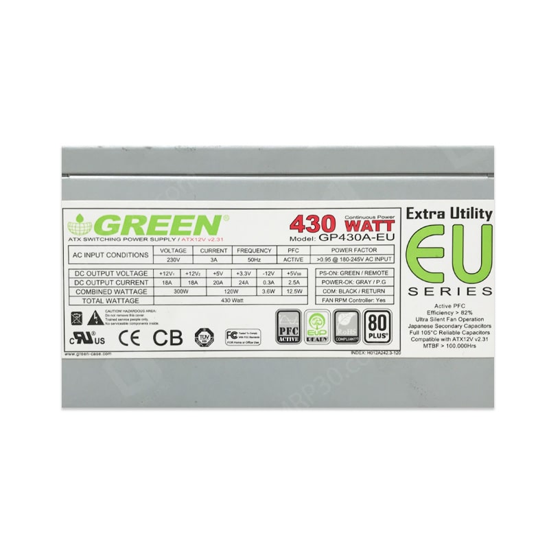 پاور 430 وات گرین Green 430A-EU 2 پاور 430 وات گرین Green 430A-EU